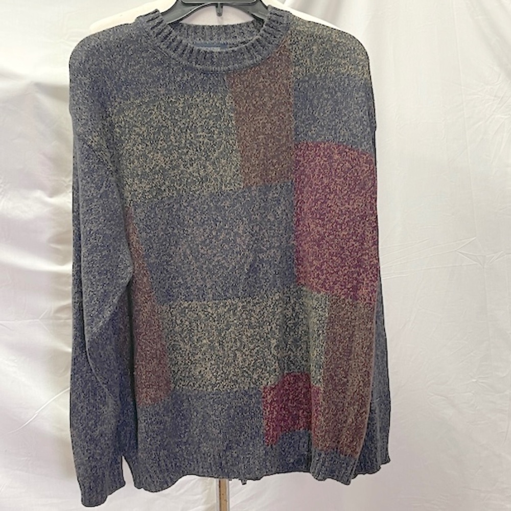 Men’s Dockers 100% Cotton Sweater Red Blue Green Brown‎ Size L